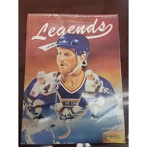 LEGENDS VOL. 4 NO. 5 - BRETT HULL - W/CARDS - NOV/DEC 1991